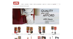Desktop Screenshot of lypcproducts.com