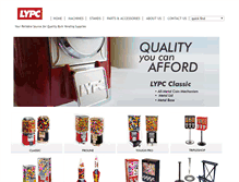 Tablet Screenshot of lypcproducts.com
